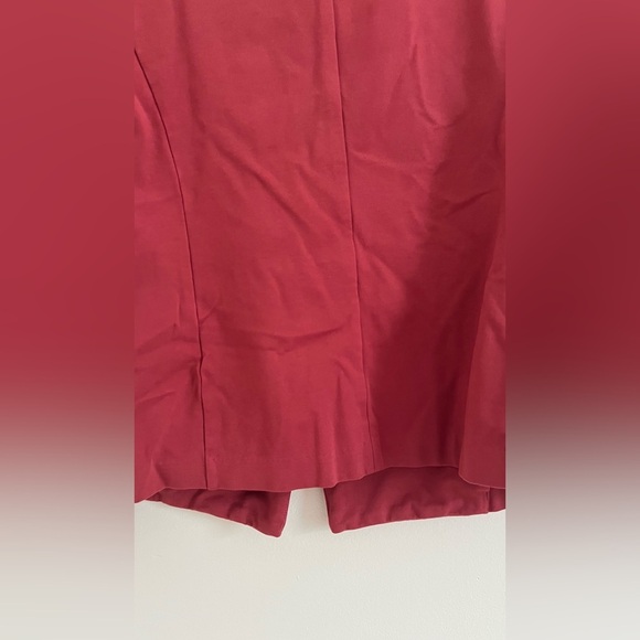 Philosophy Deep Red Womens Blazer 8 Stretch Single Breast Business Casual Preppy - Picture 10 of 10